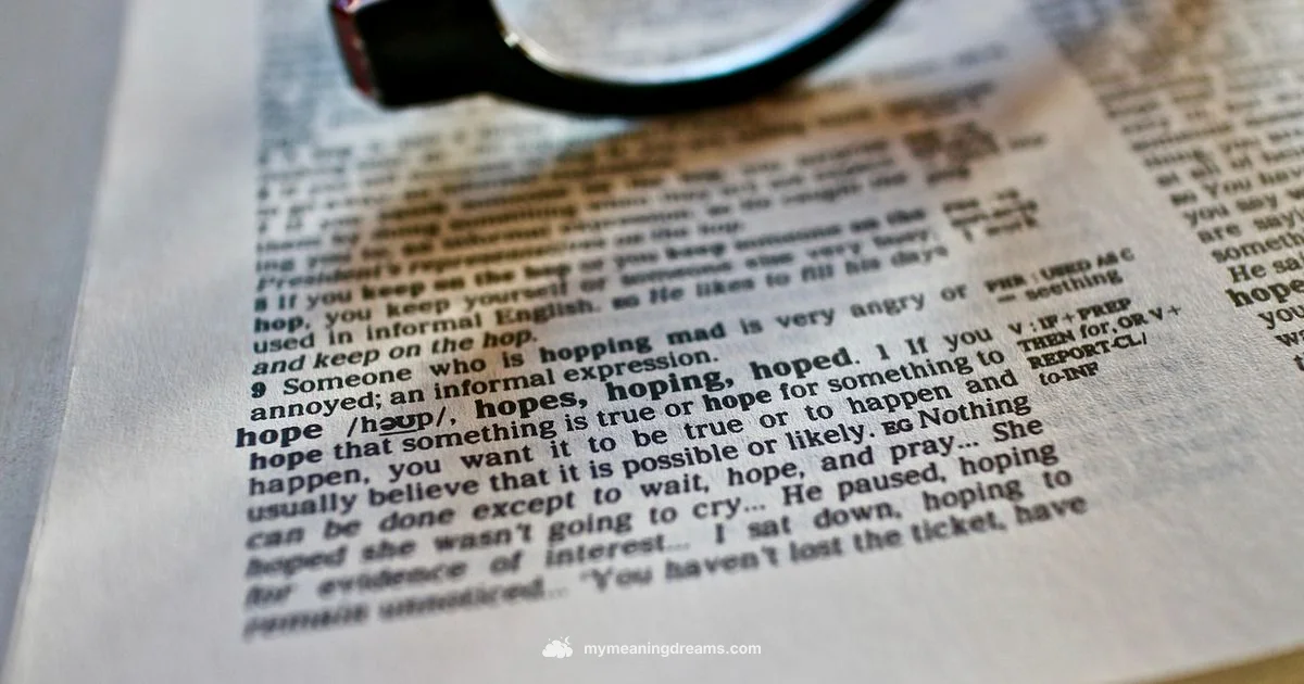 Dream Symbols - Meaning of My Dreams